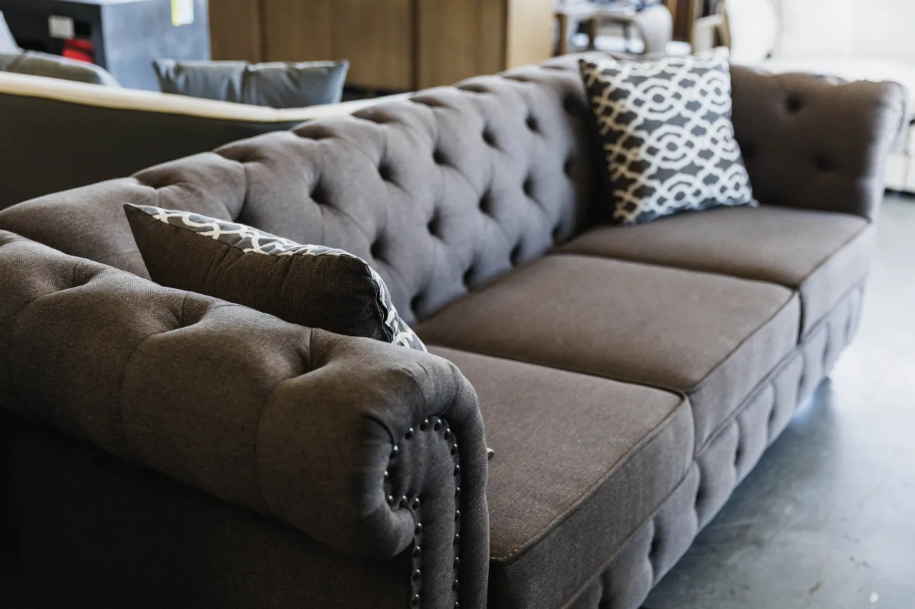 Tufted Chesterfield Sofa โ image 1