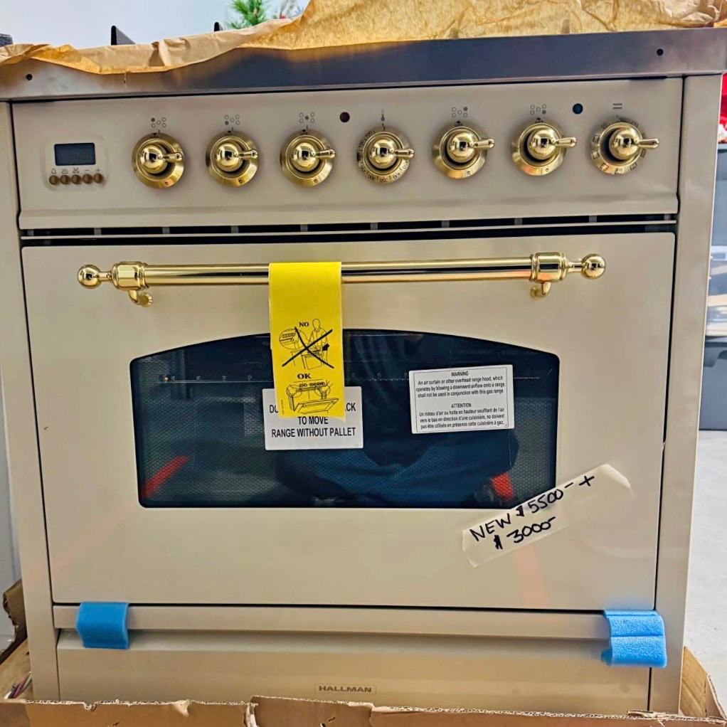Hallman
Cream Gas Range โ image 1