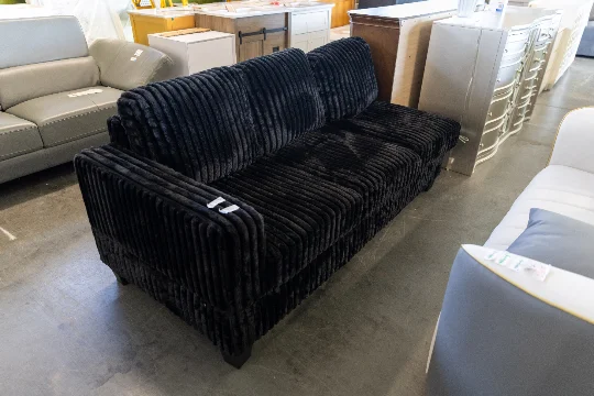 Black Corduroy Sofa