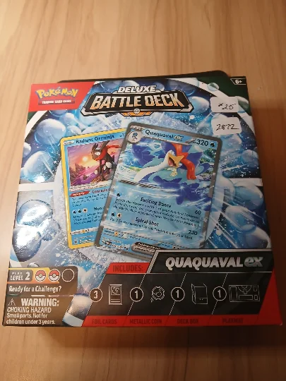 Pokemon TCG Quaquaval ex Deluxe Battle Deck