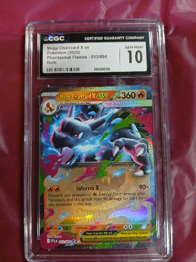 CGC Graded Mega Charizard X EX 10