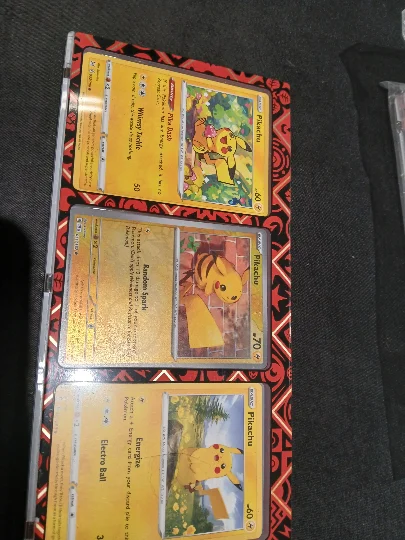 3 Card Magnetic Card  Diplay Pikachu