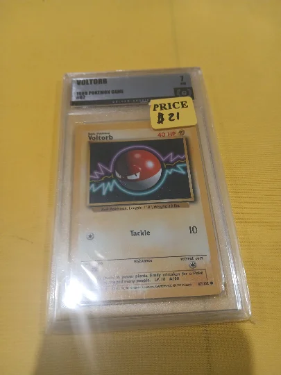 Voltorb #67 Graded 7 Pokemon Card