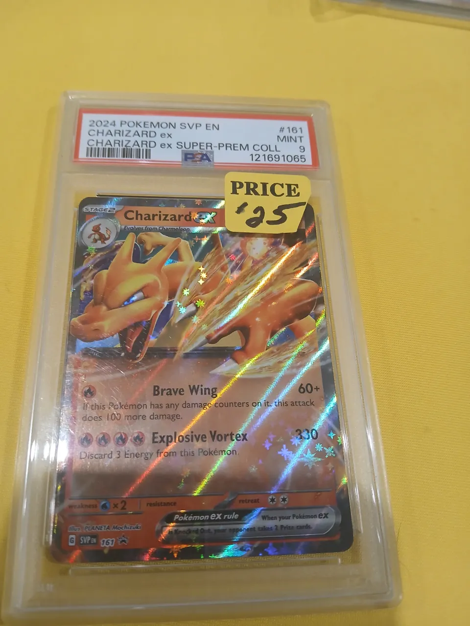 Charizard EX Graded 9 Pokemon Card — image 1