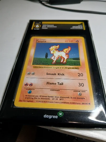 Pokemon "Ponyta" Trading Card - Graded