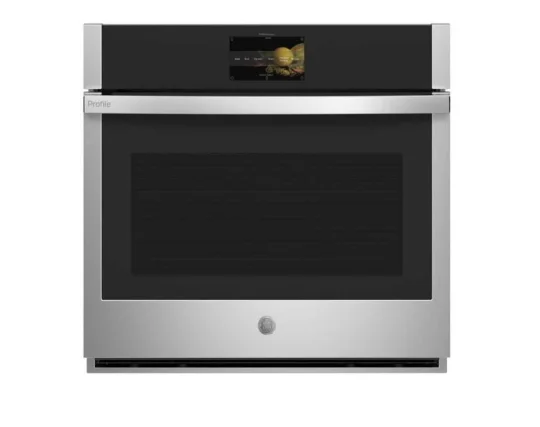 GE Profile 30" Smart Built-In Convection Single Wall Oven with No Preheat Air Fry PTS7000SNSS