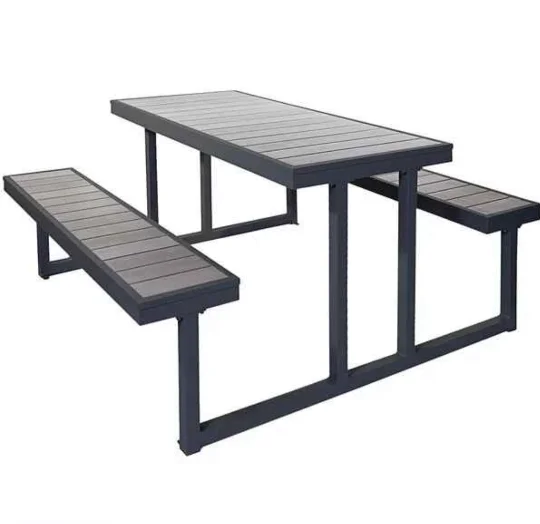 BFM Seating Seaside Commercial Picnic Table 30"H x 59"W x 64"D