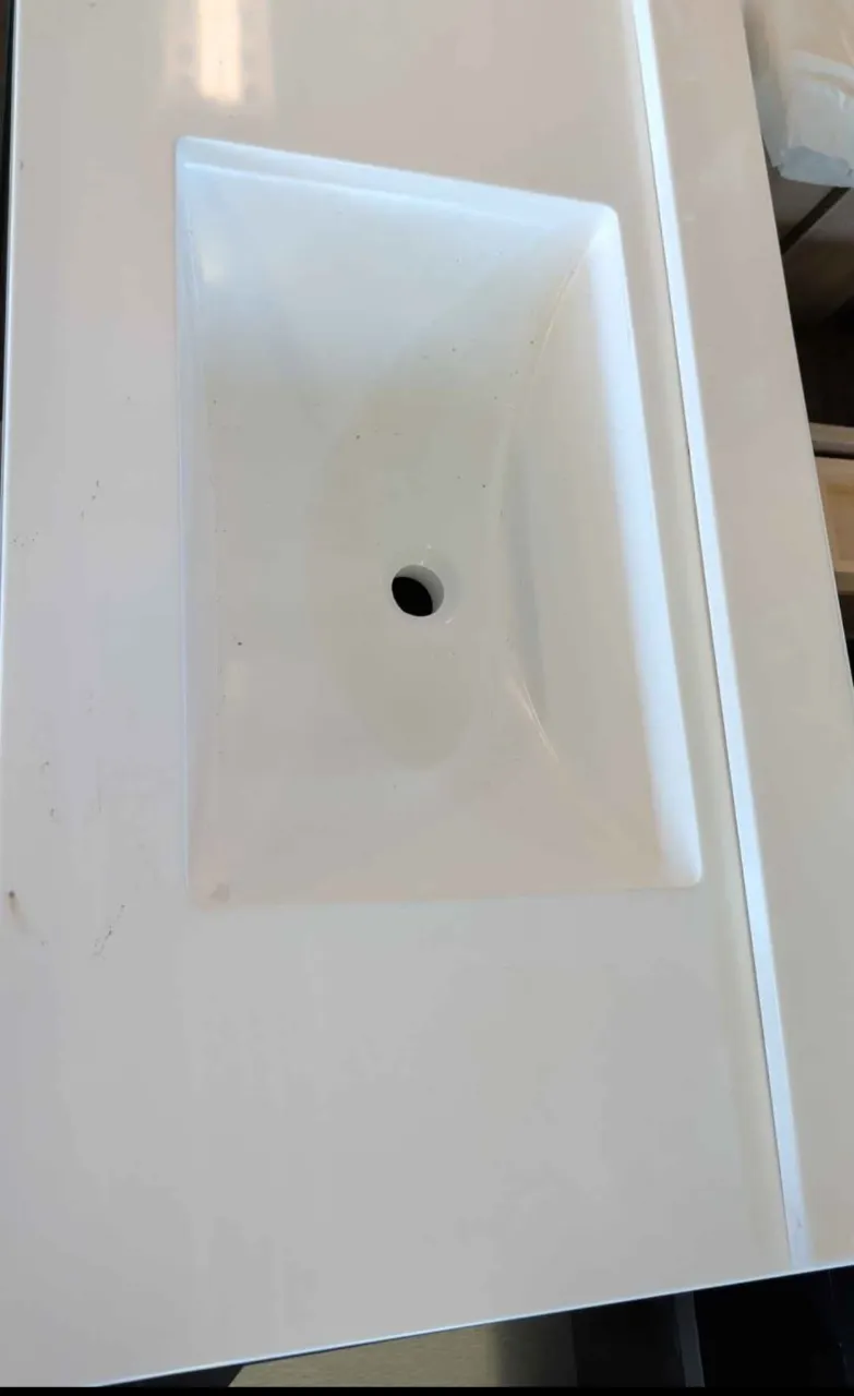 37" x 22" Vanity Top Only, Bathroom Sink โ image 1
